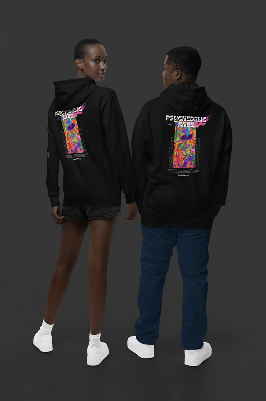DARE2RAVE Unisex 'Psychedelic Rave' Hoodie