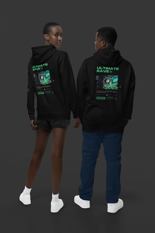 DARE2RAVE Unisex 'Ultimate Rave' Hoodie