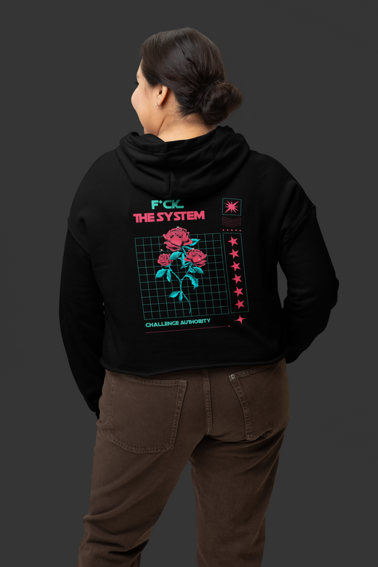 DARE2RAVE Woman's 'F*CK The System' Hoodie