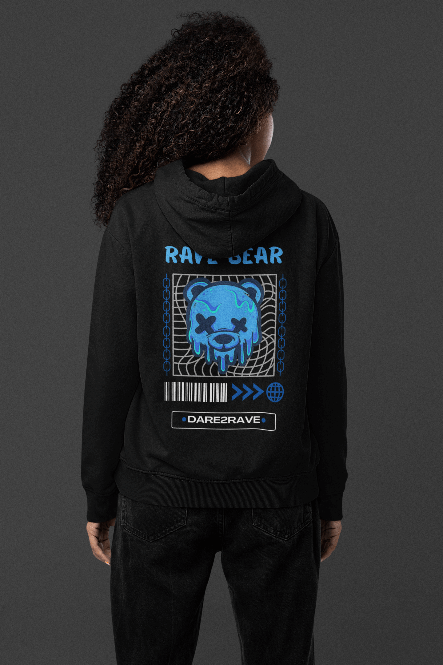 DARE2RAVE Women's RAVE BEAR Hoodie - DARE2RAVE