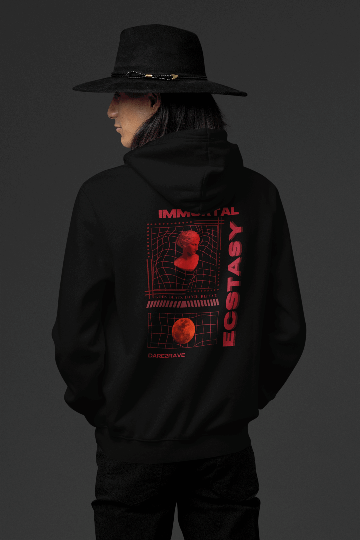 DARE2RAVE Men's Immortal Ecstasy Hoodie - DARE2RAVE