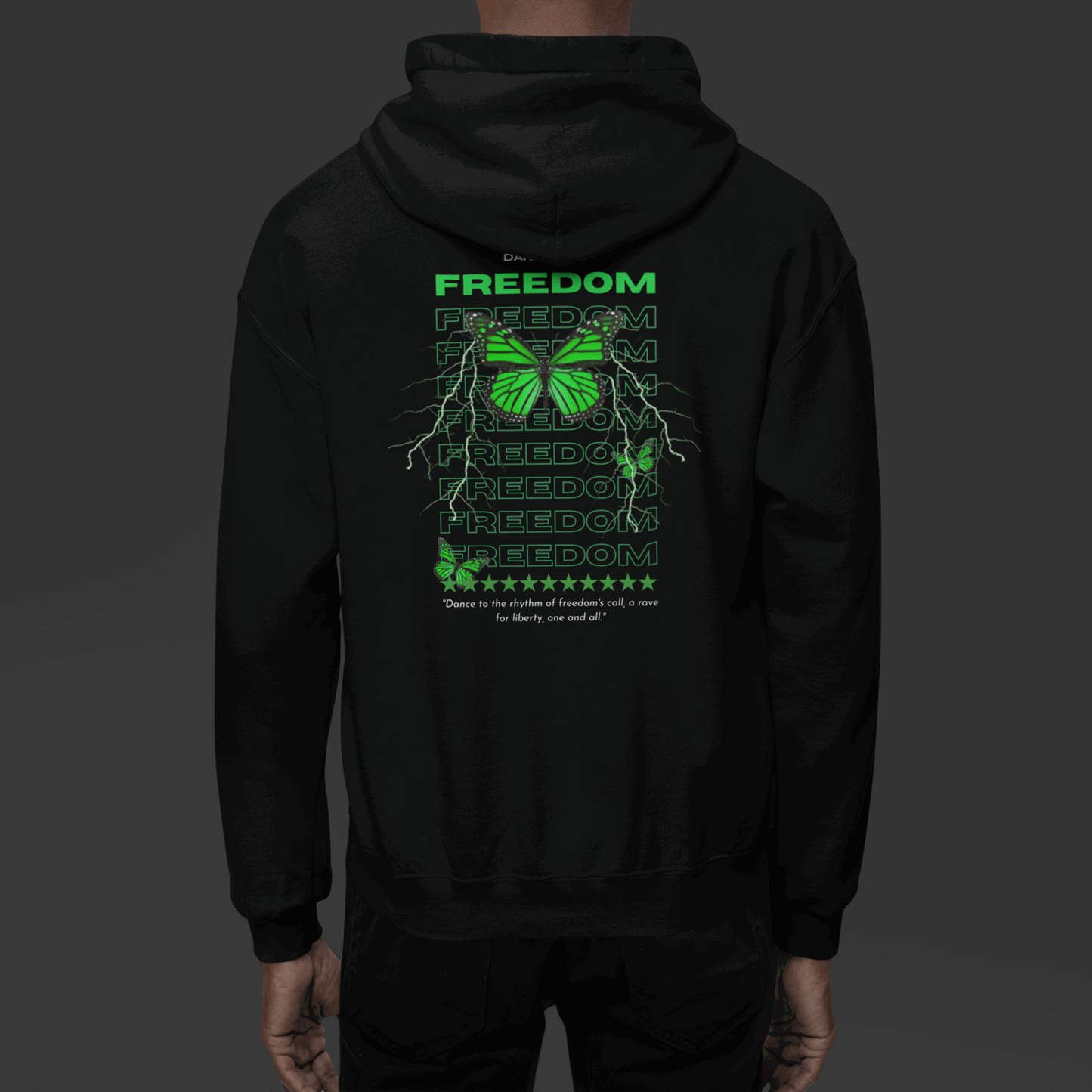 DARE2RAVE Men's Freedom Hoodie - DARE2RAVE