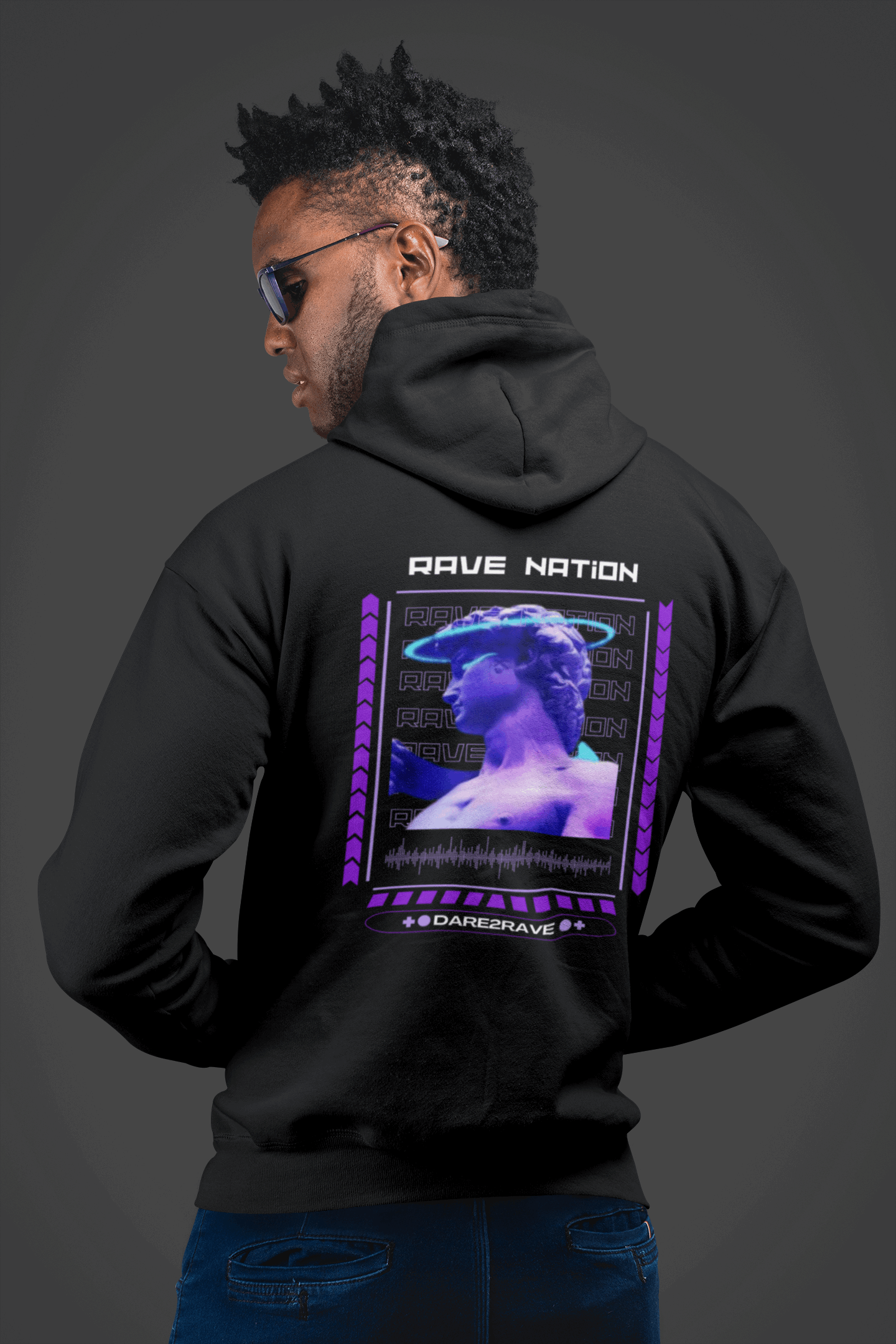 DARE2RAVE RAVE NATION Unisex Hoodie - DARE2RAVE