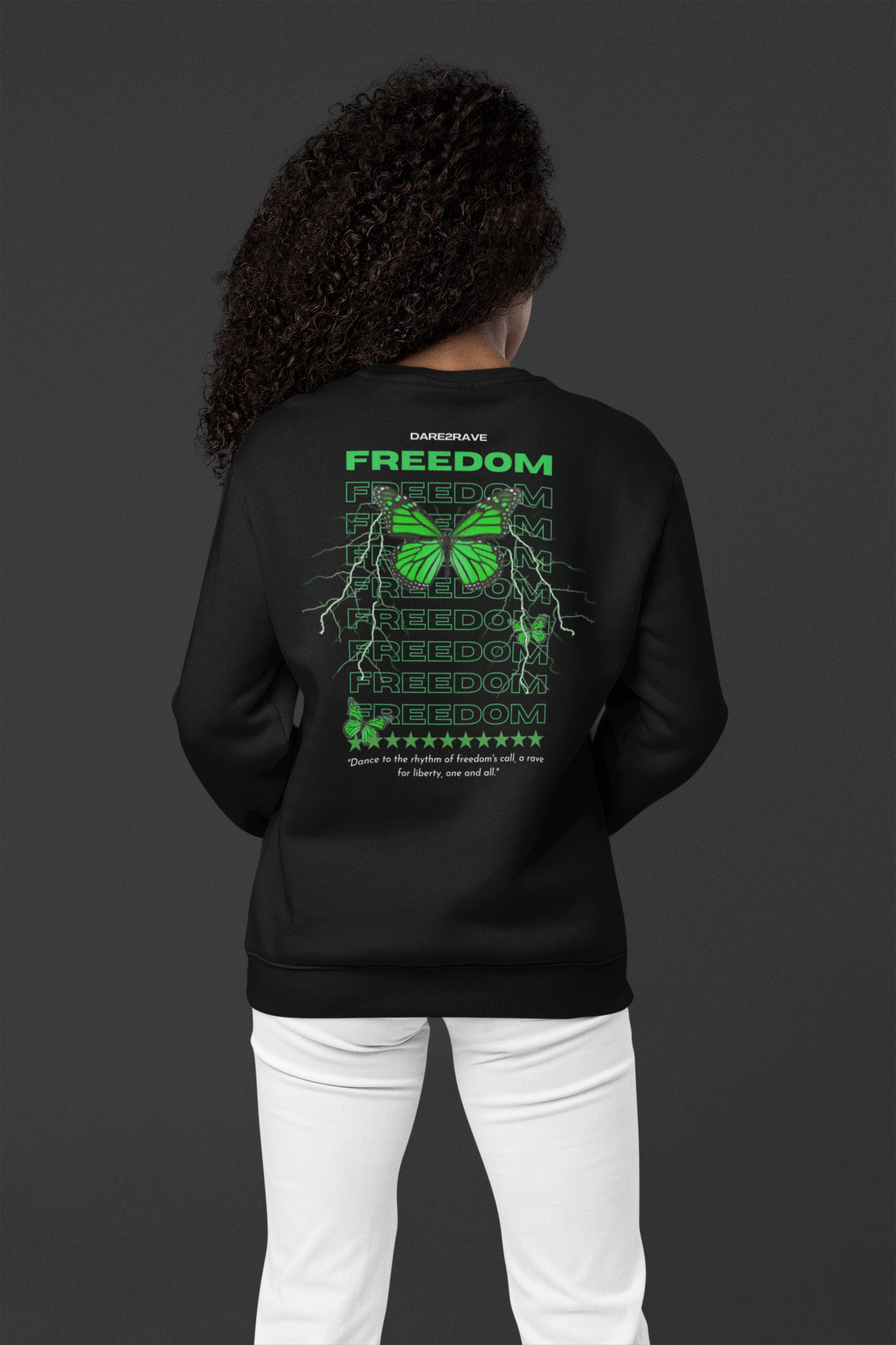 DARE2RAVE FREEDOM Unisex Sweatshirt - DARE2RAVE