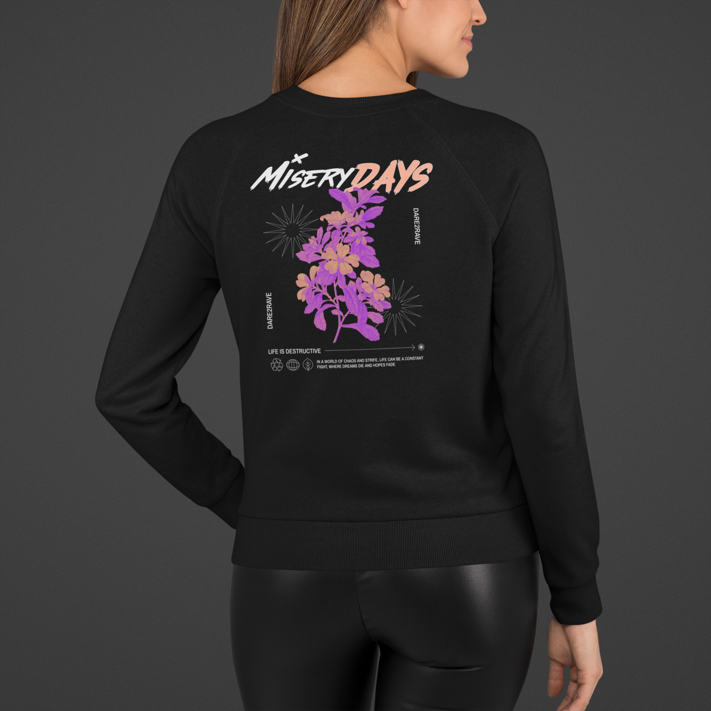 DARE2RAVE Woman's 'Misery Days' Sweatshirt