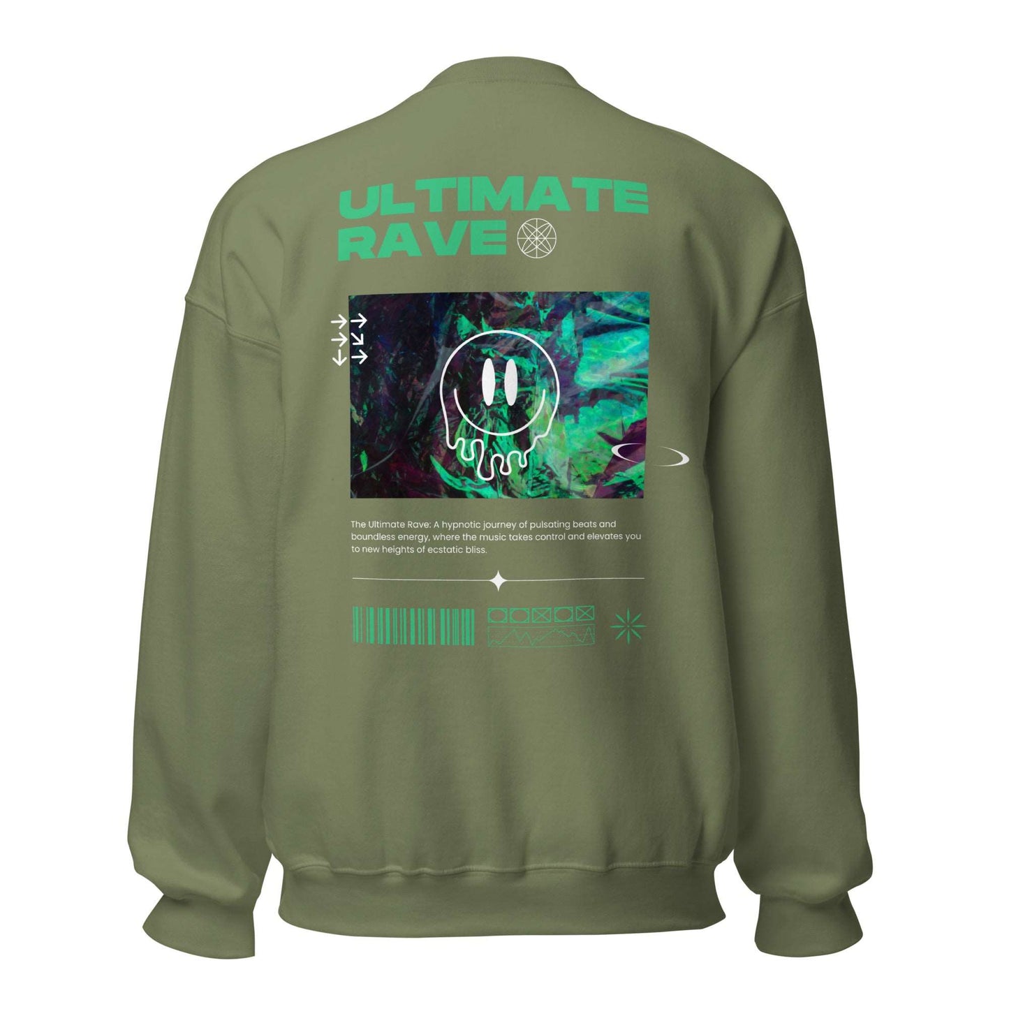 DARE2RAVE Unisex 'Ultimate Rave' Sweatshirt - DARE2RAVE