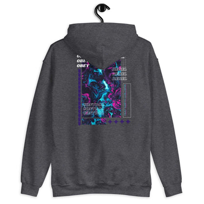 DARE2RAVE Unisex 'Obey, Rebel, Control' Hoodie - DARE2RAVE