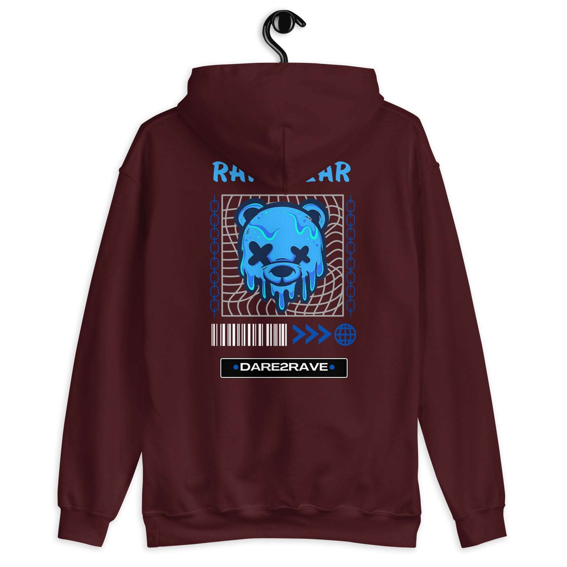 DARE2RAVE Men's RAVE BEAR Hoodie - DARE2RAVE