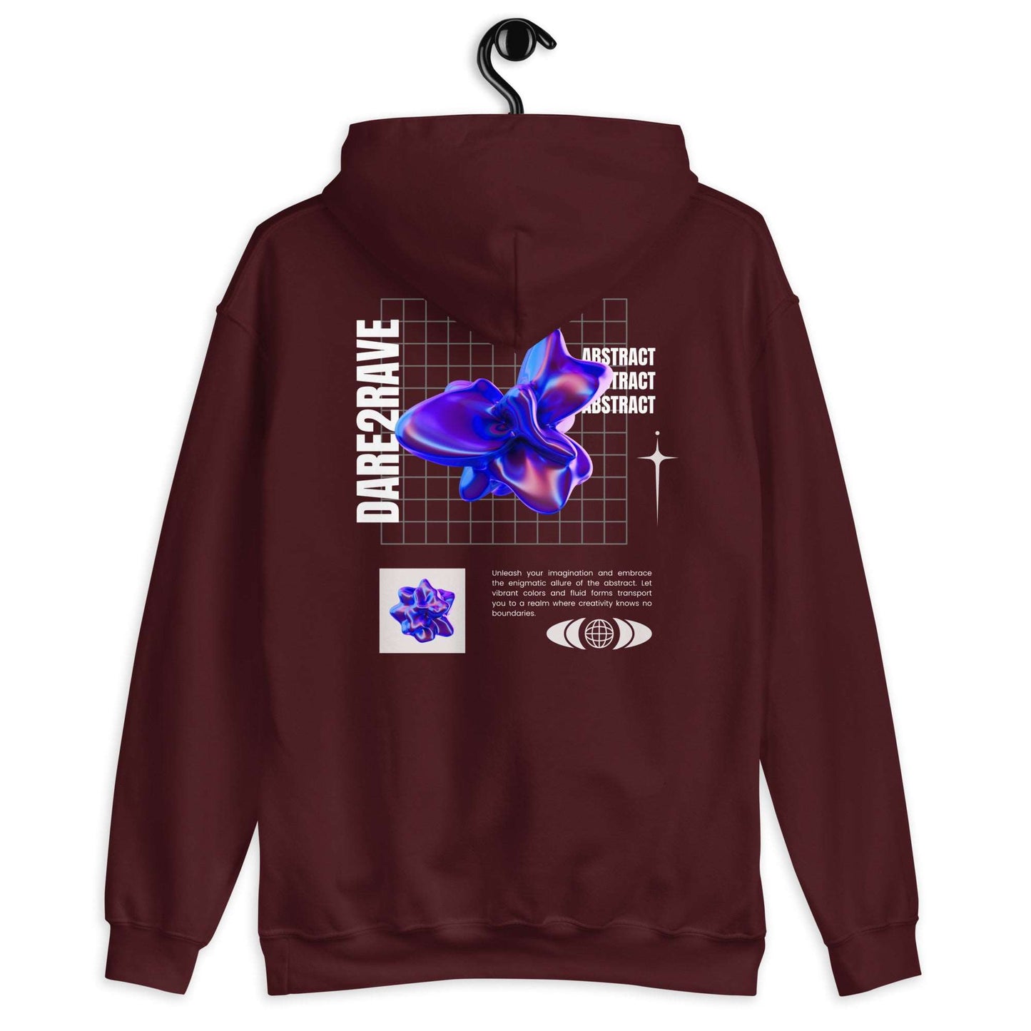 DARE2RAVE Men's Abstract Hoodie - DARE2RAVE