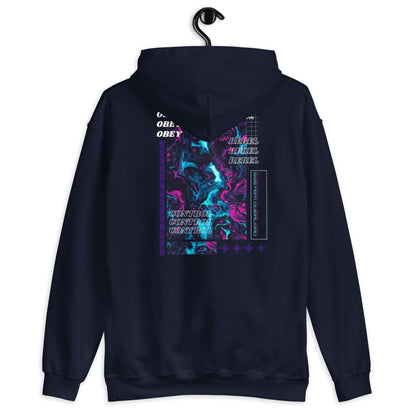 DARE2RAVE Unisex 'Obey, Rebel, Control' Hoodie - DARE2RAVE